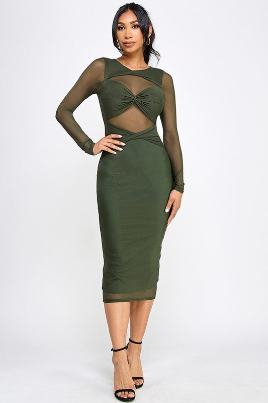 Sherlyn Mesh Dress