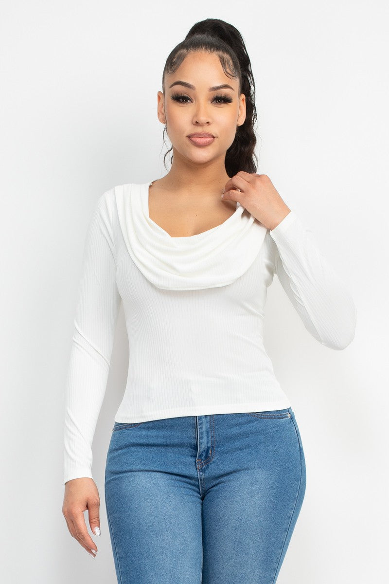 Nicole Cowl Neck Top